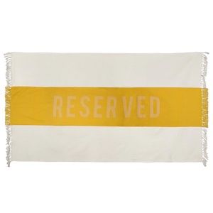 Reserved Yellow Beach a towel set